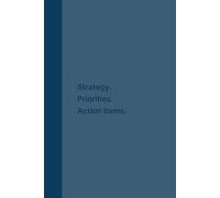 Sophisticated Meeting Notes for Leaders : 6 in x 9 in, 100 Pages, Hardcover, Classic Modern Journal For Vision, Strategy, Roadmap -- Ideal For Leaders, Board Members