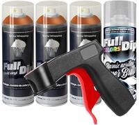 Sophisticauto Full Dip Spray Bronzo Metallizzato Lucido, Confezione 3+1