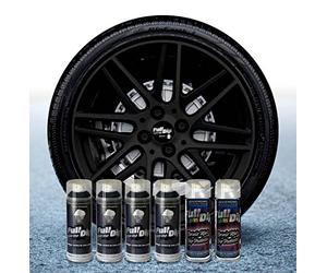 Sophisticauto Pacco 4+2 Vernice Removibile Full Dip Nero Opaco