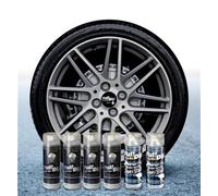 Sophisticauto Pacco Vernice Removibile Full Dip da 6 Alluminio Metallizzato Lucido
