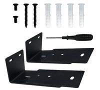 SopimusZ Kit da parete regolabile 1 paio di supporti da parete in acciaio TV Speaker & Soundtouch 300 nero, per Bose Sound Bar Smart Ultra, 300, 500, 550, 600, 700, 900, Ultra, supporto di montaggio