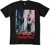 Sopla Camiseta clásica de Manga Larga Terrifier Horror Movie Art DMN103 - Sudadera con Capucha - Cuello Redondo Sudadera Negro S