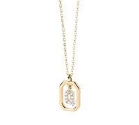 Sopodbacker Collana Uomo Donna Gioielli Ciondolo Pendente Necklace Alfabeto Collana Iniziale A-Z Lettere Catena Regalo Donna Q