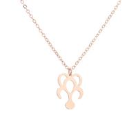 Sopodbacker Collana Uomo Donna Gioielli Ciondolo Pendente Necklace Collana Dream Per Ragazze Gioielli Romantici Fiore Della Morte 玫瑰金