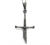 Sopodbacker Collana Uomo Donna Gioielli Ciondolo Pendente Necklace Collana Modello Rotto Pendente Pendente Gioielli Uomini E Donne Partito Matrimonio Geometrico Regalo Punk 短剑项链