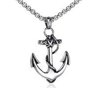 Sopodbacker Collana Uomo Donna Gioielli Ciondolo Pendente Necklace Collana Motore Pendente Uomini E Donne Partito Matrimonio Geometrico Punk Semplice 船锚+不锈钢链