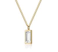 Sopodbacker Collana Uomo Donna Gioielli Ciondolo Pendente Necklace Collana Rettangolare Pendente Clavicola Catena Semplice Uomini E Donne Punk Matrimonio Geometrico Sn21062902W
