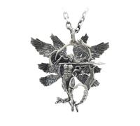 Sopodbacker Collana Uomo Donna Gioielli Ciondolo Pendente Necklace Collana Vintage della Dea Dell'Angelo A Otto Ali Ciondolo Regalo di Nozze Geometrico per Uomini E Donne 款1