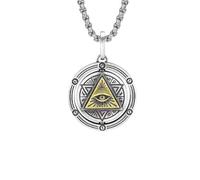 Sopodbacker Collana Uomo Donna Gioielli Ciondolo Pendente Necklace Dio Collana retrò Punk High Street Pendente Gioielli Uomini E Donne Partito Matrimonio Geometrico