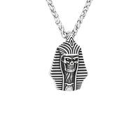 Sopodbacker Collana Uomo Donna Gioielli Ciondolo Pendente Necklace Egiziano Faraone Sfinge Ciondolo Collana Retro Partito Uomini E Donne Geometrico 配60Cm龙骨链