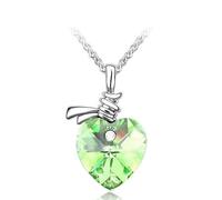 Sopodbacker Collana Uomo Donna Gioielli Ciondolo Pendente Necklace Fiocco Amore Collana Cuore Pendente Accessori Uomini E Donne Punk Festa di Nozze Geometrico 银浅绿