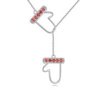 Sopodbacker Collana Uomo Donna Gioielli Ciondolo Pendente Necklace Guanto Collana Semplice Clavicola Catena Gioielli Uomini E Donne Partito Geometrico Matrimonio Punk Regalo