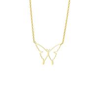 Sopodbacker Collana Uomo Donna Gioielli Ciondolo Pendente Necklace Hollow Butterfly Ciondoli Collana Donne Collane Lightyellowgoldcolor
