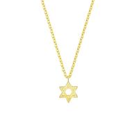 Sopodbacker Collana Uomo Donna Gioielli Ciondolo Pendente Necklace Pentagramma Collane Pendenti Catena Star Wedding Party Boho Donne Gioielli Goldcolor