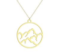 Sopodbacker Collana Uomo Donna Gioielli Ciondolo Pendente Necklace Pianura Terra Luna Pianeta Pendente Collana Partito Gioielli Uomini E Donne 金色
