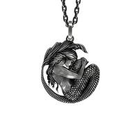 Sopodbacker Collana Uomo Donna Gioielli Ciondolo Pendente Necklace Sirena E Bambino Ciondolo Vintage Collana Uomini E Donne Partito Geometrico Matrimonio Punk