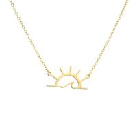 Sopodbacker Collana Uomo Donna Gioielli Ciondolo Pendente Necklace Sunshine Sunflower Collana Donne Oceano Gioielli Uomo Retrò Semplice 金色