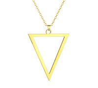 Sopodbacker Collana Uomo Donna Gioielli Ciondolo Pendente Necklace Triangolo Ciondolo Collana Retro Punk Geometrico Uomini E Donne Partito