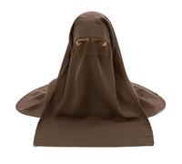 Sopodbacker Sciarpa Donna Scialle Uomo Cappello 2 Pz/Set Copertura del Viso Hijab Cappello Tirare sulla Sciarpa Morbido Niqab Donne Copricapo 5