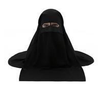 Sopodbacker Sciarpa Donna Scialle Uomo Cappello 2 Pz/Set Copertura del Viso Hijab Cappello Tirare sulla Sciarpa Morbido Niqab Donne Copricapo 1