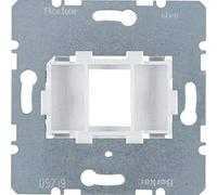 Soporte 1 toma modular jack blanco