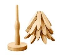 Soporte De Árbol De Madera Trivet- 10x10x2 2cm Salvamanteles De Madera Para Platos Calientes, Juego Salvamanteles De Maderaa Trivet | Cocina Accessories Para Comedor Estufa Sartén Taza Platos