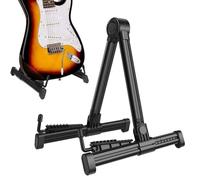 Soporte de suelo plegable para guitarra acústica, Soporte de guitarra folk con forma de A, tamaño pequeño, almohadillas de goma antislizantes, Soporte de Guitarra Portátil y plegable para guitarra
