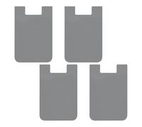 Soporte De Tarjetas para Teléfono - Billetera Adhesiva 4X, Bolsillo De Silicona, Agarre | Gran Espacio De Almacenamiento Con Diseño Seguro para Identificación, Tarjetas Bancarias, Campus, Tr