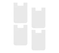 Soporte De Tarjetas para Teléfono - Billetera Adhesiva 4X, Bolsillo De Silicona, Agarre | Gran Espacio De Almacenamiento Con Diseño Seguro para Identificación, Tarjetas Bancarias, Campus, Tr