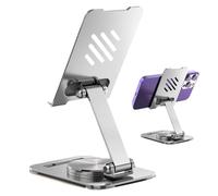 Soporte De Teléfono Celular Regolabile: Montaje Portátil De Escritorio, Muelle Plegable Del Dispositivo, Soporte De Teléfono Compacto | Soporte De Visualización De Escritorio Con Característica De