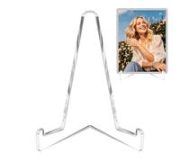 Soporte Expositor Para Tarjetas Deportivas - Soporte Triangular Para Coleccionables | Base Estable De Mesa 7x5x8.4cm De Poliestireno Para Organizar Tarjetas En Estantes Dormitorio Estudio, Exhibición