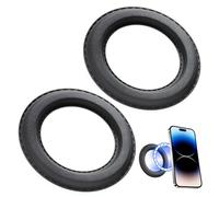 Soporte Magnético de Pared, Adhesivo Fuerte 3M, Cuero PU Premium, Rotación Estable, Compatible con Fundas Magnéticas y Compatible con iPhone 12/13/14/15/16/17 y Dispositivos Android con Anillo Magnéti