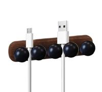 Soporte para Cables, Organizador De Cables De Escritorio - Organizador De Soporte para Cables Con 4 Ranuras | Cord Keeper, Organizador De Cables Creativo para Mesita De Noche, Escritorio, Pared