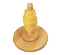 Soporte para hilos De Crochet - Porta Hilos De Madera para Tejer Y Hacer Ganchillo | Devanador Manual De Lana | Bobina Antideslizante para Bordado Tejido Ganchillos para Taller Estudio Hogar