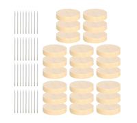 Soporte Para Muñeca Con Aguja, Soporte Para Muñeca De Punto - 24X Muñeco De Ganchillo Soporte De Madera Aguja Doble Aguja Única - Soporte De Exhibición De Muñecas Animales De Fieltro Para El Hogar Par