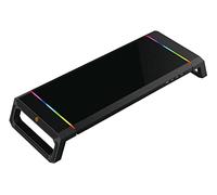 SOPORTE SOBREMESA GAMING CONCEPTRONIC PARA MONITOR ERGONOMICO HUB USB 2.0 LUZ RGB
