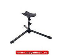 SOPORTE TUBA - Konig & Meyer (14952) Para Tocar (3 Patas) Proteccion Goma (Negro) Para Niños