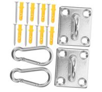 SOPOTUTU 1 Set Gancio Inossidabile Piastra Fissaggio per Gancio Resistente per Ed Esterni Viti Incluso per Tende e Accessori Nautici