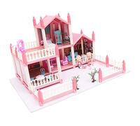 SOPOTUTU 1 Set Giocattoli Educativi per Casa delle Principesse Miniatura da Montare Puzzle per Sviluppare Creatività e Casa con Accessori per per Anni