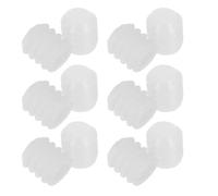 SOPOTUTU 100 Inserti in Plastica per Viti Cerniera M4 Armadio, Tasselli a Espansione per Riparazione Porte Mobili, Set da 100 Pezzi per Montaggio e Rinforzo Cerniere Armadietti