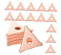 SOPOTUTU 100 pezzi Anelli Estrattore Ammaccature Triangolari per Saldatura Auto Rondelle per Spot Welder Accessori Riparazione Pannelli Facile per Tecnici e Principianti