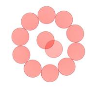 SOPOTUTU 100 pezzi Fiches Bingo Semitrasparenti Colorate Gettoni in Plastica Resistenti per Giochi Matematici e Tombola Strumenti Didattici per Apprendimento del Conteggio