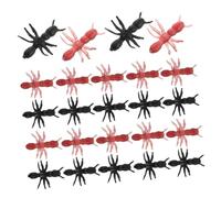 SOPOTUTU 1000 Formiche Finte di Plastica Realistiche Nere e Marroni, Giocattoli per Scherzi di Halloween, Decorazioni Interattive per Feste e Ornamenti da Giardino