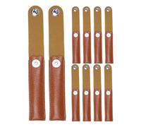 SOPOTUTU 10pezzi Borsa Organizer per Pinzette per Extension Ciglia Custodia da Viaggio in Similpelle per Conservazione Pinzette Tasca per Utensili per Borsa per Conservazione