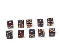 SOPOTUTU 10pezzi Dadi Da Gioco in Acrilico Per Intrattenimento Giochi Matematica Feste Al Chiuso Eventi Al Bar Riunioni Giocare Dadi Giocattoli Interessanti Oggetti Per Giochi