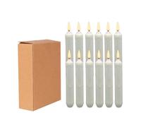 SOPOTUTU 12 Candele Coniche a LED senza Fiamma Luci Elettroniche a Batteria per Decorazioni Matrimoniali Compleanni e Feste Effetto Luminoso Caldo e Design Creativo per Atmosfera