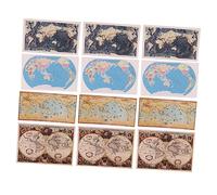 SOPOTUTU 12 Pezzi Miniature Mappa Decorativa per Casa delle Accessori per Decorazione Murale