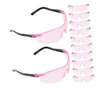 SOPOTUTU 12 Pezzi Occhiali Protettivi per Occhiali Sicurezza Ragazzo Ragazza Ragazza Regolabili con Lenti Trasparenti ad Alta Resistenza agli Urti Design Ergonomico Antiscivolo per Giochi