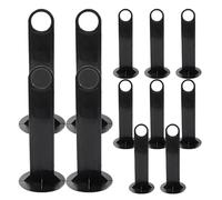 SOPOTUTU 12 Pezzi Supporto per Piattino da Calcio Supporto per Disco Portatile da Calcio Organizzatore