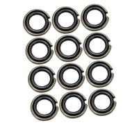 SOPOTUTU 12 set Anelli di Fissaggio per Chiavi Impatto con O-ring in Gomma Resistente e Anelli di per Bussole Facili da Installare con Pinze Kit per Uso Elettrico e Meccanico